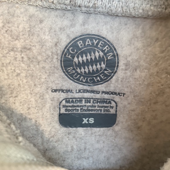 FC Bayern Munich zip up sweater, size XS - Picture 3 of 3